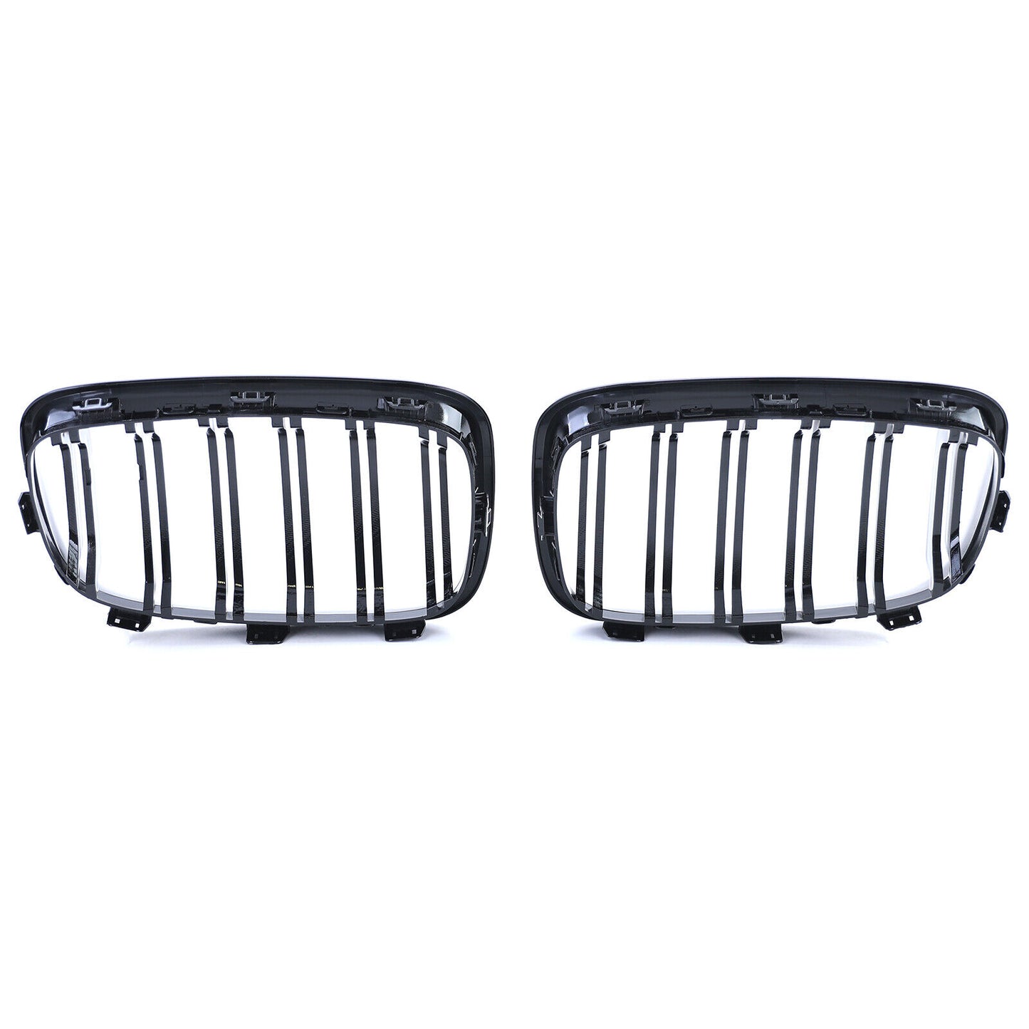Griglia radiatore sportiva doppia barra performance lucida per BMW Serie 1 F20