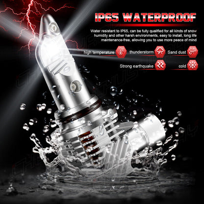 For 2015-2020 Ford F 150 LED Headlight Bulbs / Low Beam + Fog Light 