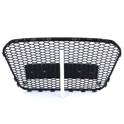 Griglia Sportiva A Nido D'ape Senza Emblema Nero Lucido Per Audi A6 C7 4G 10-14