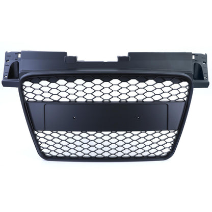 Griglia a nido d'ape senza emblema nero opaco aftermarket compatibile con Audi TT 8J pre-restyling 06-10