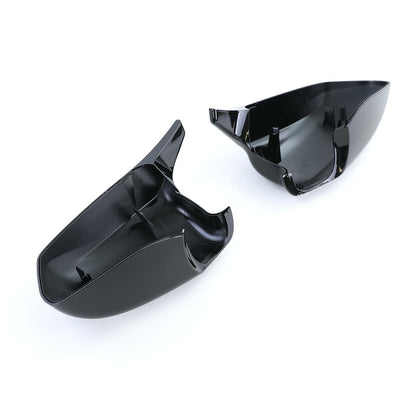 Gloss Black Sport Mirror Replacement Caps Fit For BMW 5 Series F10 F11 10-13 