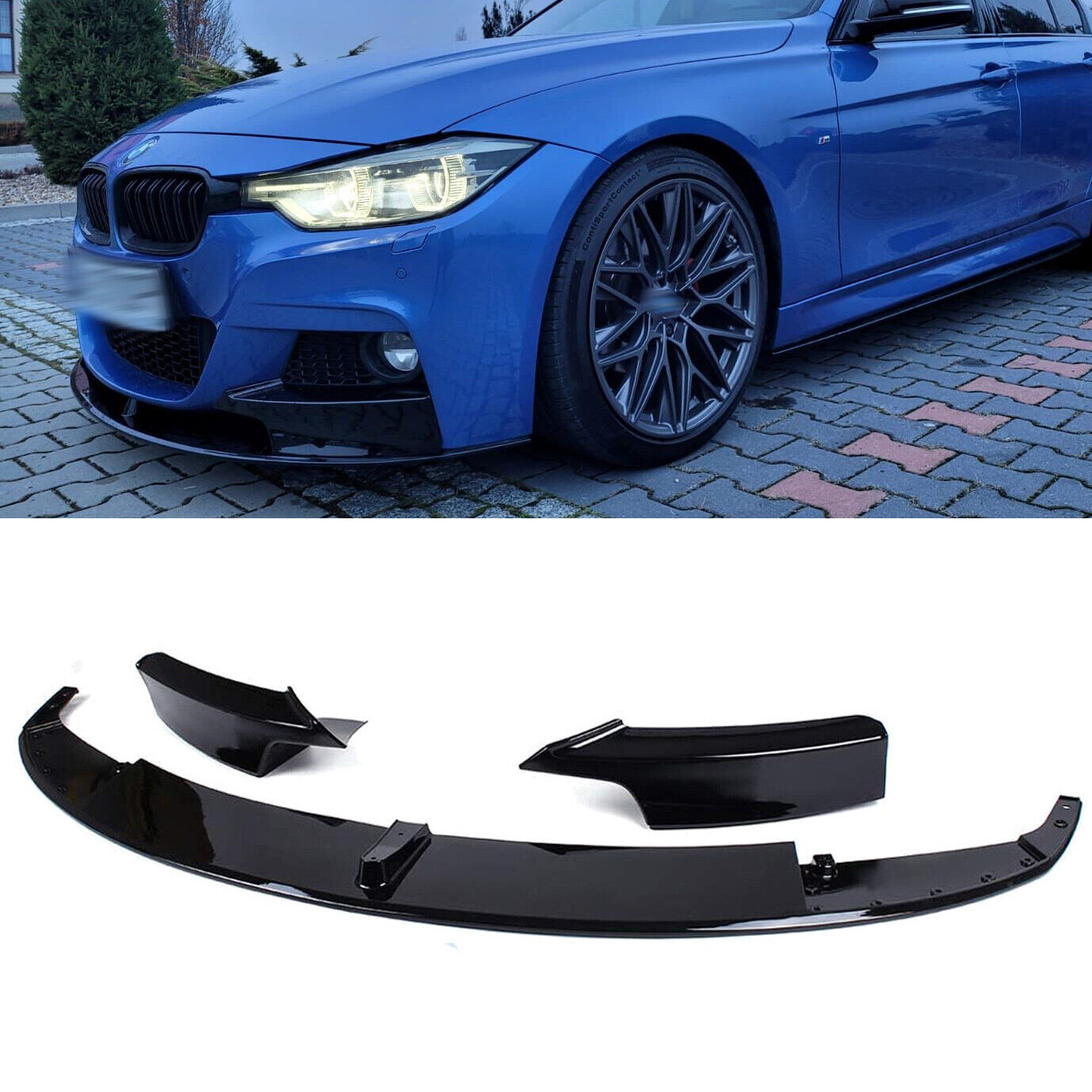 Labbro anteriore labbro spoiler spada anteriore adatto per BMW Serie 3 F30