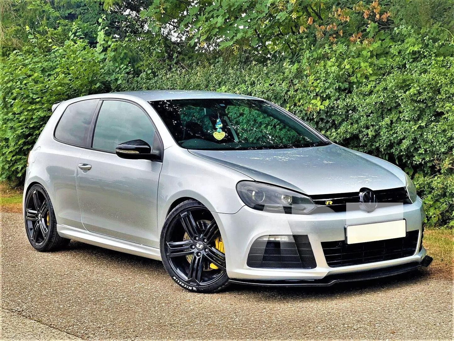 🖤Glossy Black Splitter Kit Fit For VW Golf MK6 R20 R 2008-20🖤 