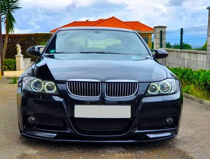 ✨Splitter Nero Lucido Adatto per BMW Serie 3 E90 E91 PRE-LCI M Sport 2004-2008✨