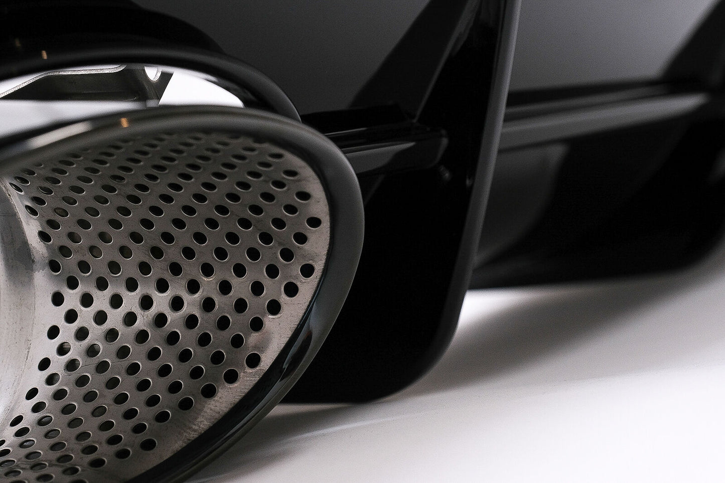 Diffuser for Audi A6 4G Facelift S Line 2015-2018 Exhaust Tips RS6 Look Black