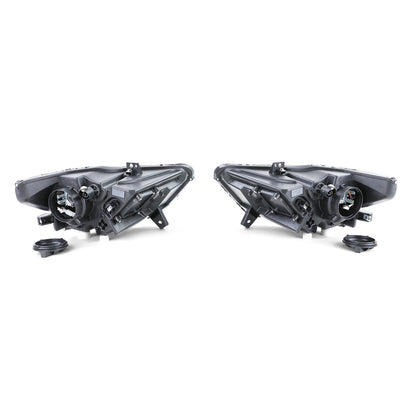 Coppia fari Bi Xenon cromati neri per Ford Mustang 6 Coupe Cabrio 14-17 AUTOELEGANCERICAMBI