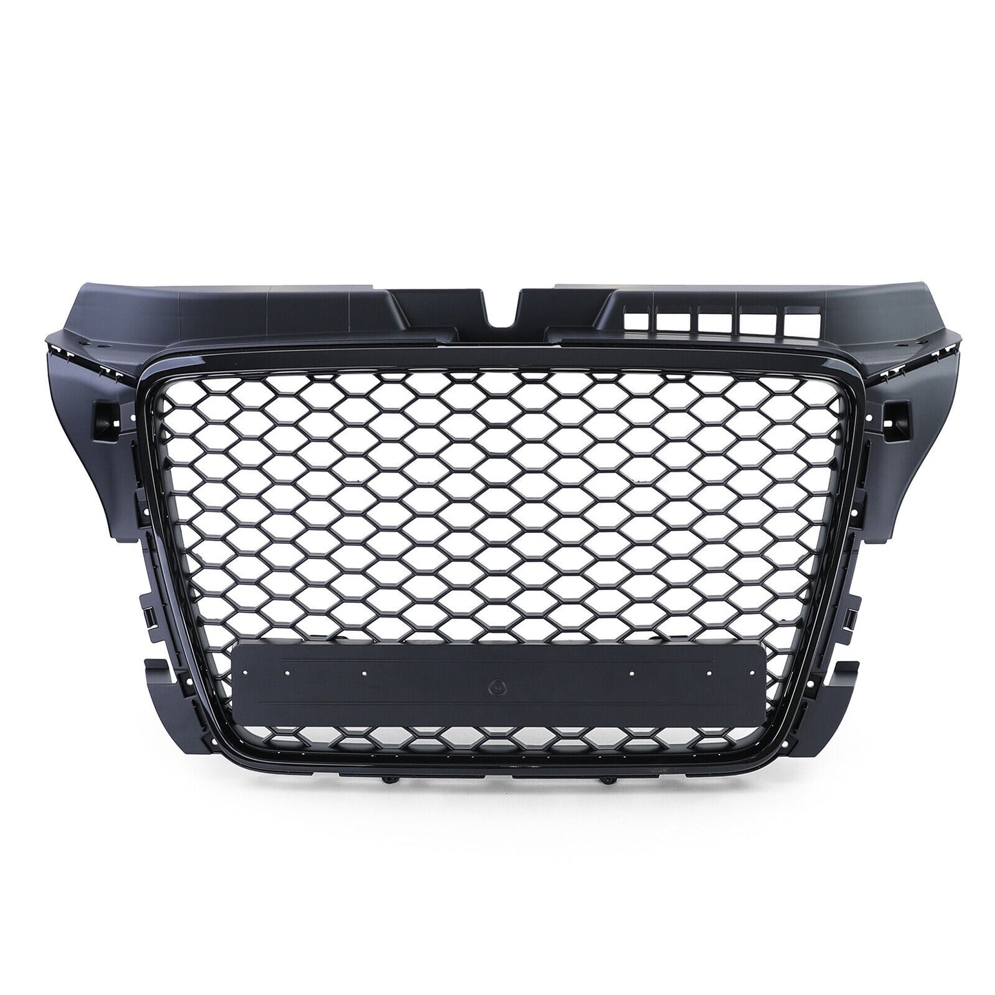 Griglia radiatore a nido d'ape look sportivo nero lucido opaco per Audi A3 8P