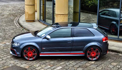 🖤KIT SPOILER ADATTO PER AUDI A3 8P 3 PORTE RS3 STILE ( 2003-2012 )🖤