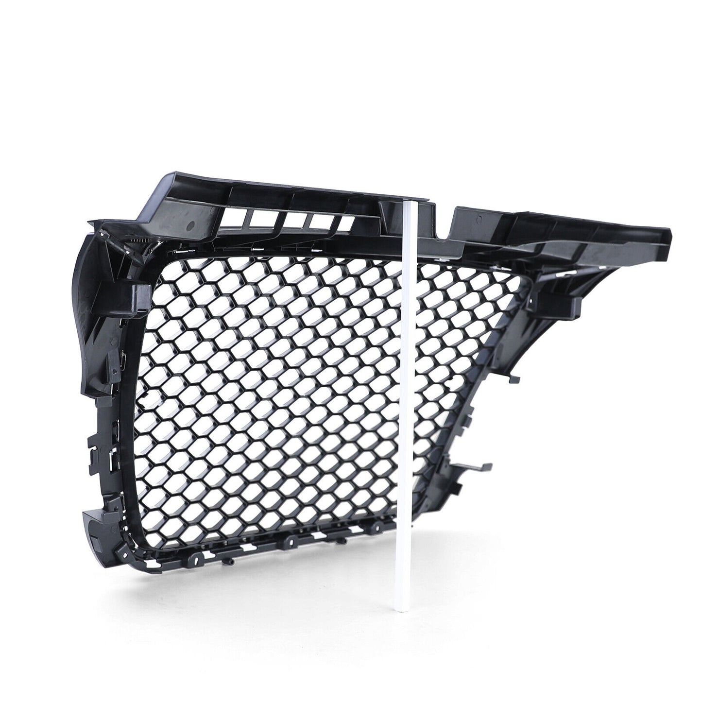 Griglia a nido d'ape senza emblema Nero Opaco Cromato aftermarket compatibile con Audi A3 8P 08-13