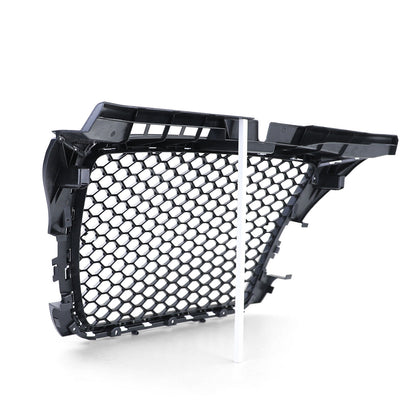 Griglia a nido d'ape senza emblema Nero Opaco Cromato aftermarket compatibile con Audi A3 8P 08-13