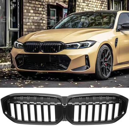 Griglia rene griglia radiatore barra singola adatta per BMW Serie 3 G20 2022 LCI