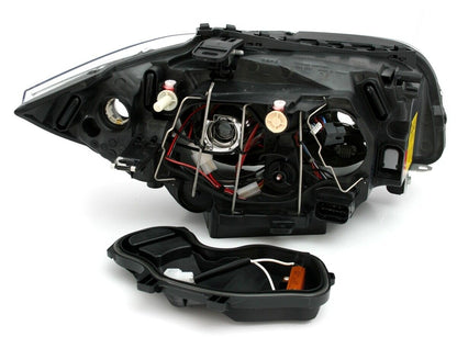 Angel Eyes Headlight with White LED Rings for BMW 1 Series E87 E81 E82 E88 Grey 