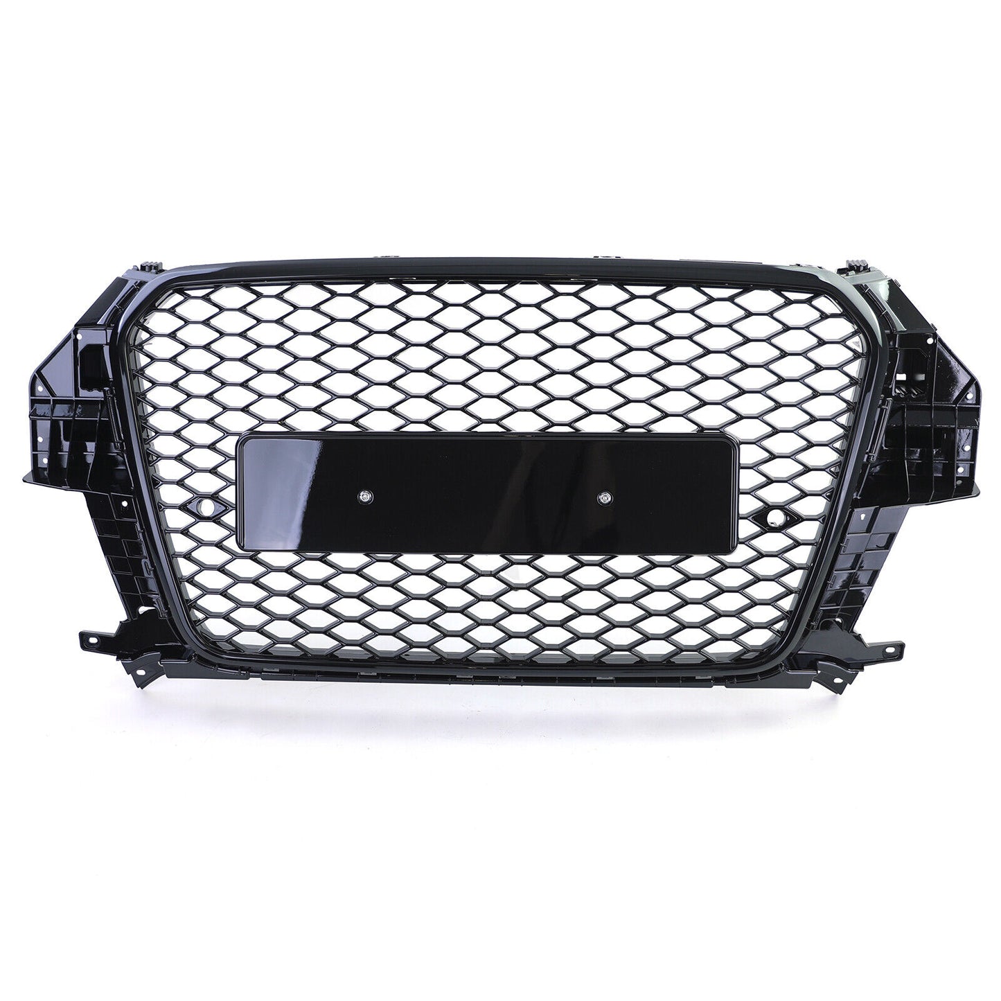 Glossy Sport Honeycomb Radiator Grille for Audi Q3 8U prefacelift 11-15
