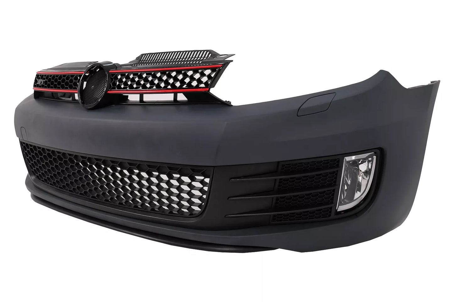 ⭐Paraurti anteriore adatto per VW Golf VI 6 08-13 Griglia Fendinebbia GTI Look⭐