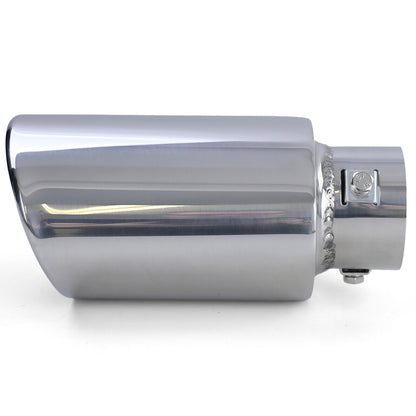 Rivestimento terminale scarico racing in acciaio inox per avvitabile ovale