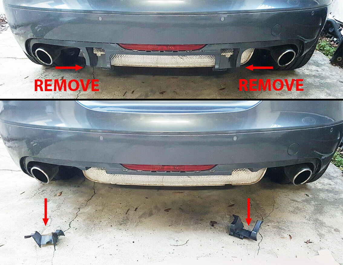 SPOILER PARAURTI POSTERIORE / DIFFUSORE / SPLITTER / VALANCE per AUDI TT 8J