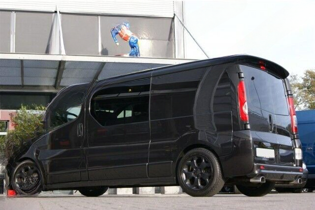 SPOILER ADATTO PER RENAULT TRAFIC / OPEL VIVARO CON DOPPIA PORTA ( 2001-2014 )