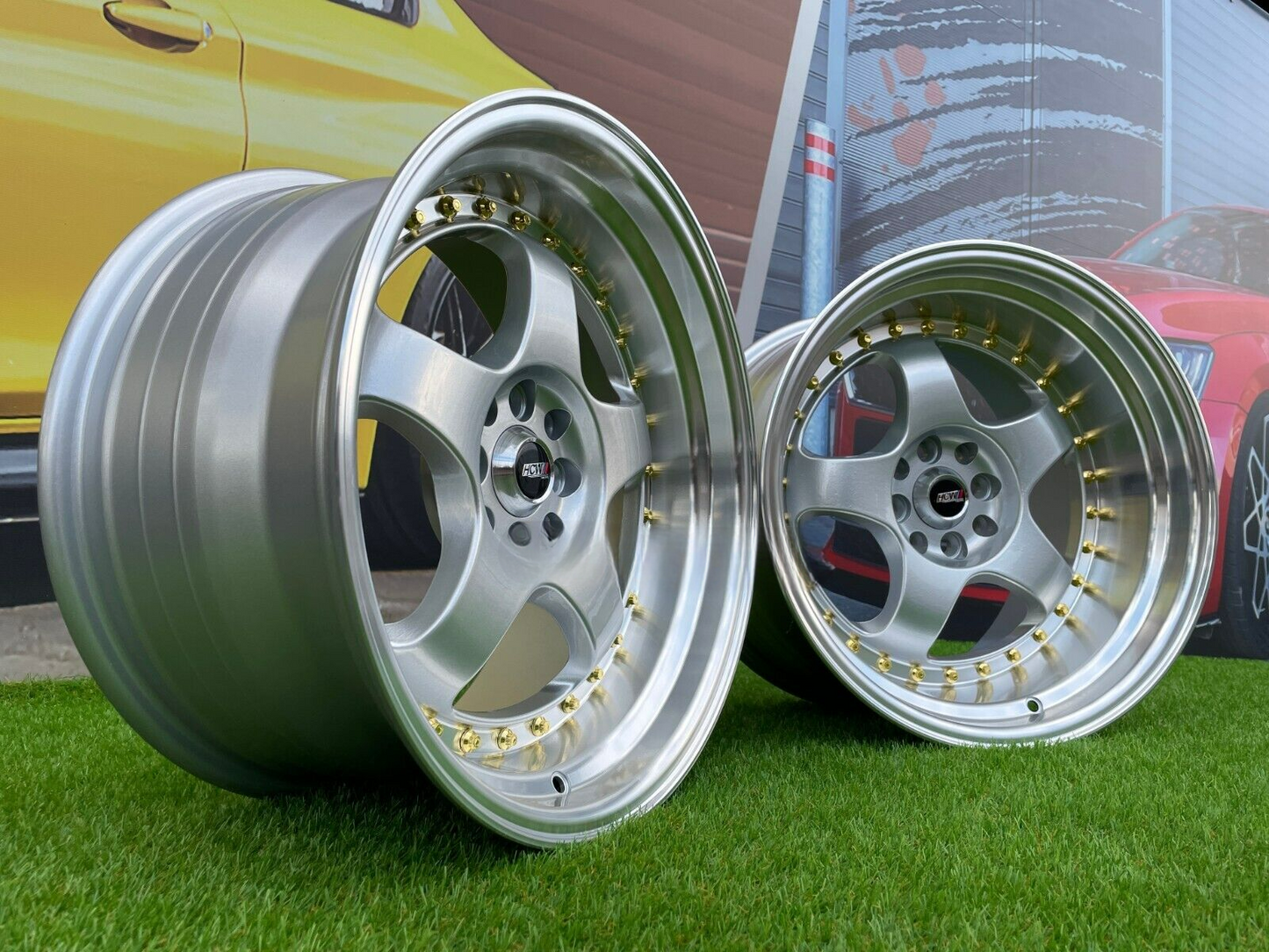 ADATTO PER BMW E30 CERCHI IN LEGA 17 inch 4X100 8.5J + 10J Lavoro S1 style