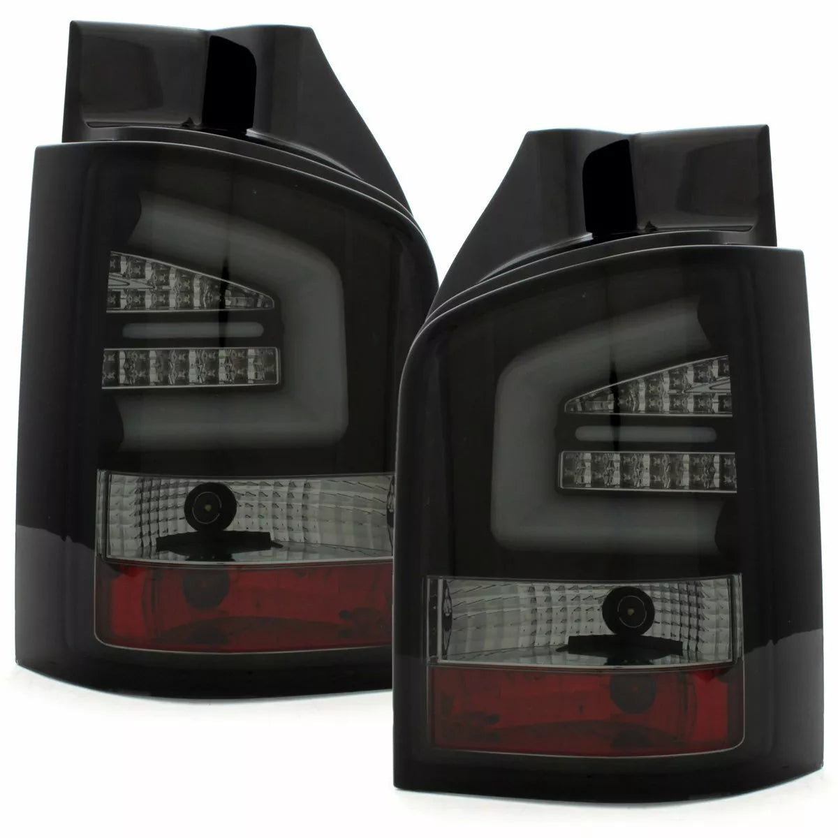 Luci posteriori LED per VW T5 Transporter 03-15/Multivan 03-09 nero lightbar
