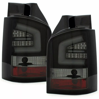 Luci posteriori LED per VW T5 Transporter 03-15/Multivan 03-09 nero lightbar