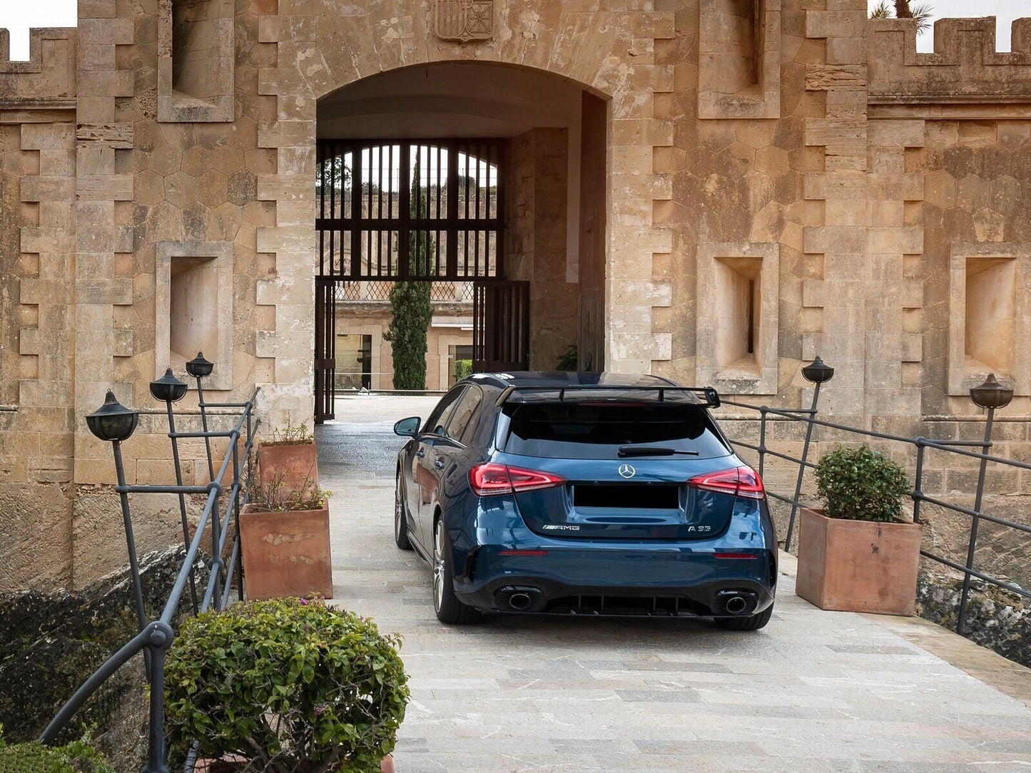 MERCEDES A W177 HB 2018+ REAR BUMPER AMG LOOK A35 A45