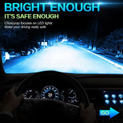 LED Headlight Kit H11 9005 HB3 Bulds for Toyota Prius 2015-2012 Hi/Lo Beam 4PC 