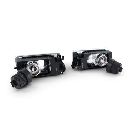Fog lamp yellow grooved with bracket suitable for BMW E36 also M3 90-99 