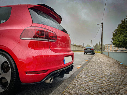 💯Spoiler tetto Add On Ala per VW Golf 6 GTI R MK6 Hatchback 08-12 Nero lucido💯