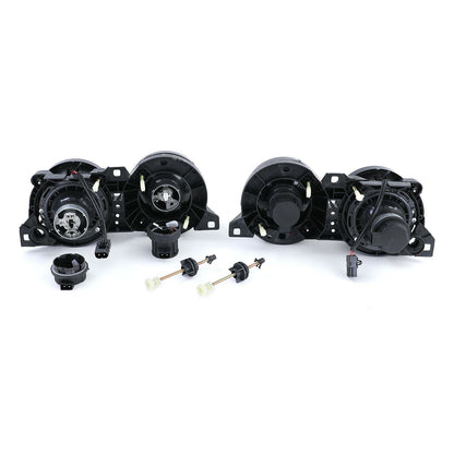 H1 Headlights H1 Pair Black Suitable For BMW 3 Series E30 87-93