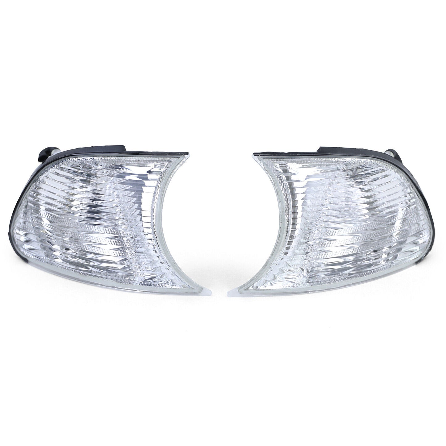 Coppia di cristalli bianchi trasparenti per BMW Serie 3 E46 Coupé 99-01 AUTOELEGANCERICAMBI