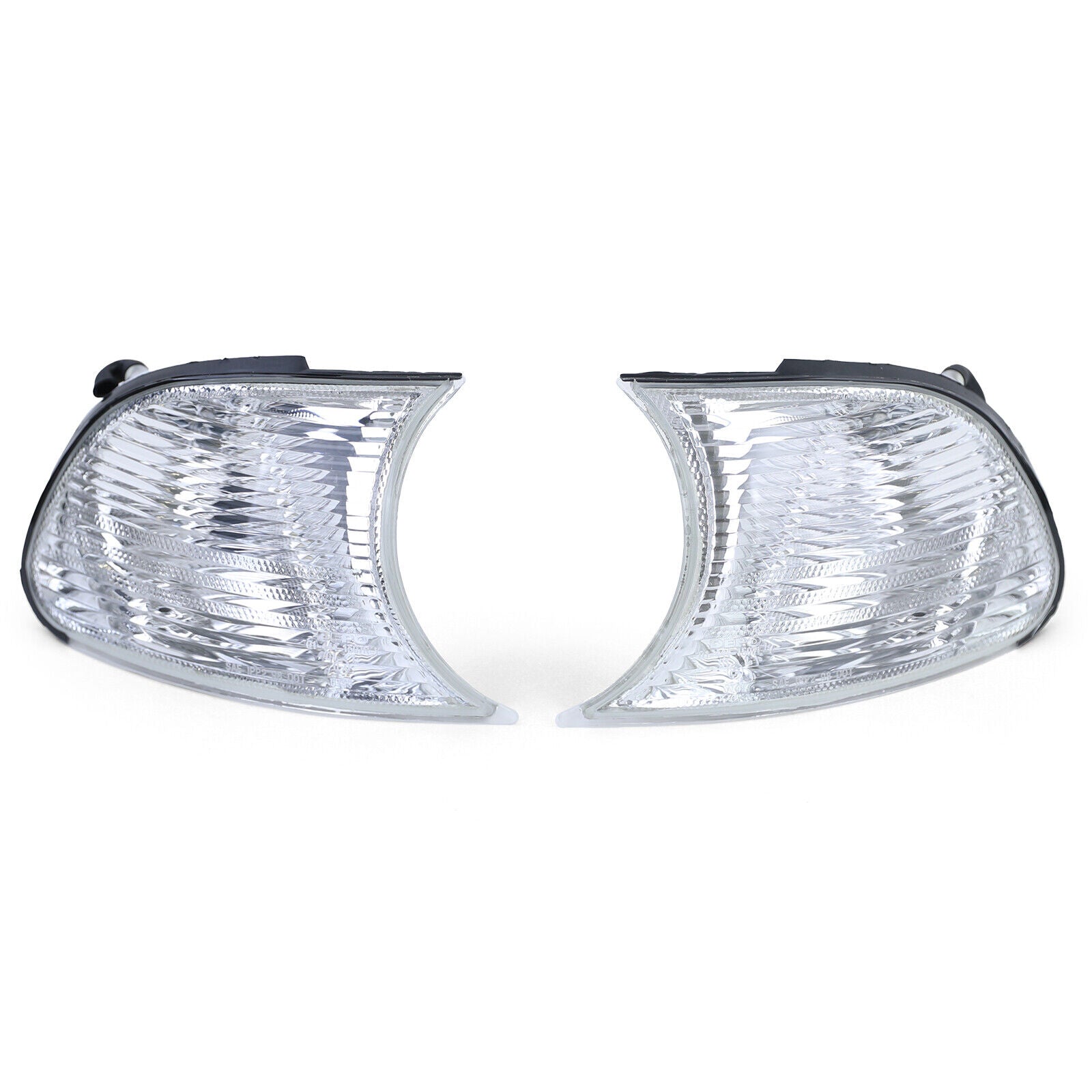 Coppia di cristalli bianchi trasparenti per BMW Serie 3 E46 Coupé 99-01 AUTOELEGANCERICAMBI