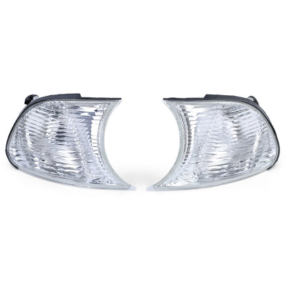 Coppia di cristalli bianchi trasparenti per BMW Serie 3 E46 Coupé 99-01 AUTOELEGANCERICAMBI