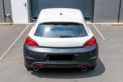 😎Impianto di scarico per VW Scirocco 08+ Doppi tubi di scarico Design R😎