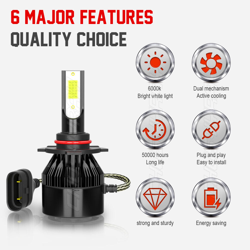 fendinebbia lampadine Combo 6pz adatto Per Toyota Corolla 2009-2013 LED