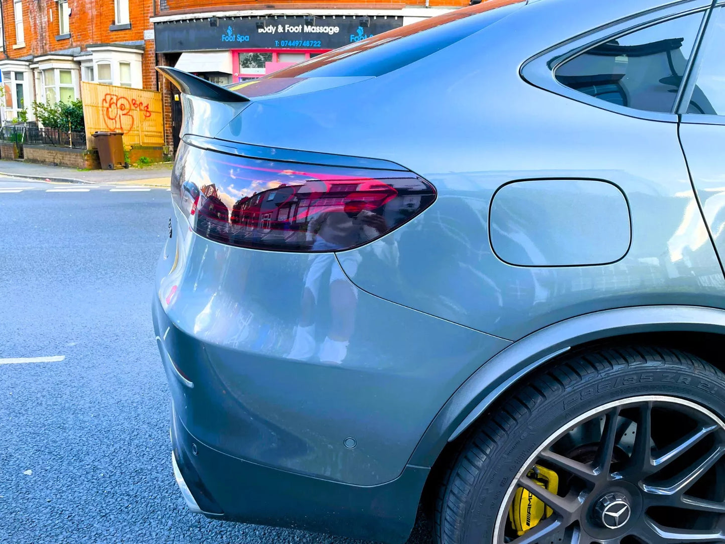 😎Carbon Fiber Spoiler Fit For Mercedes GLC Class Coupe C253😎