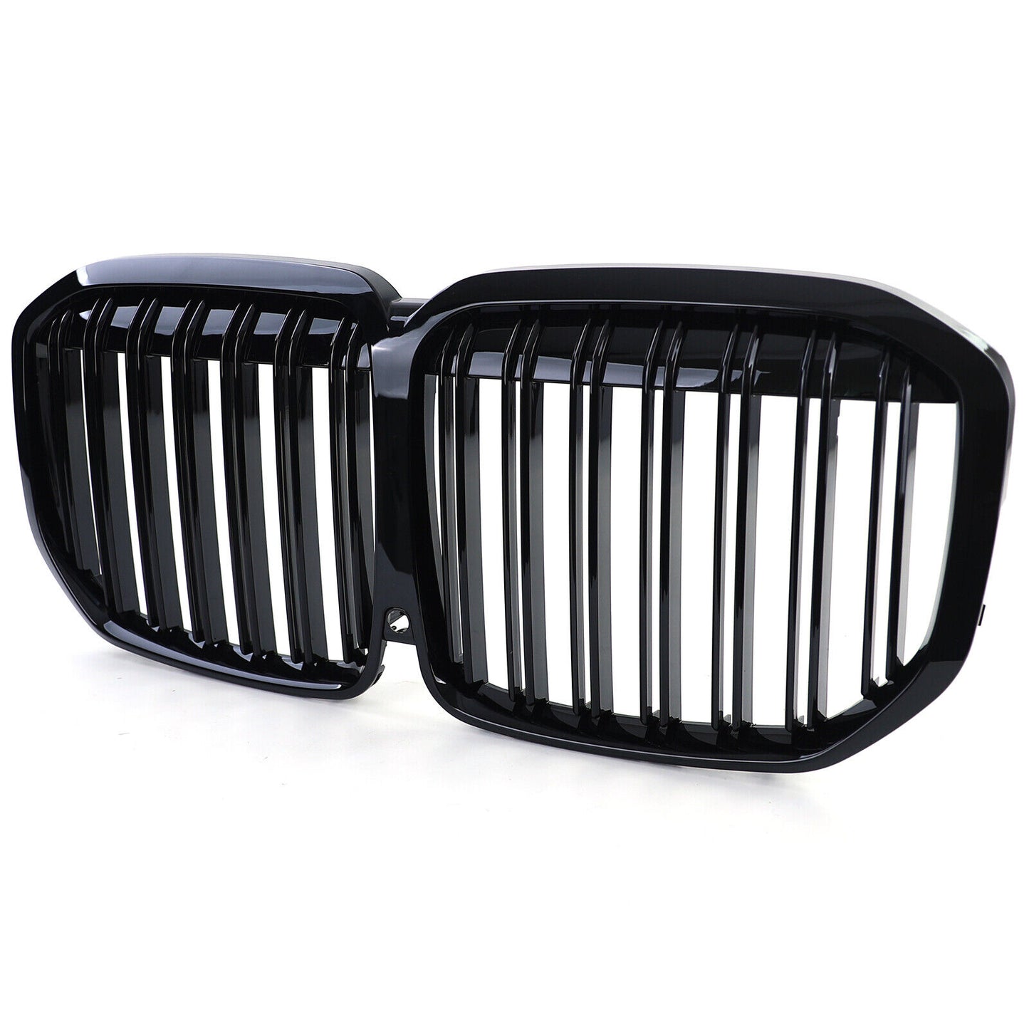 Performance Gloss Double Bar Radiator Grille Fit For BMW X7 G07 2019+ 