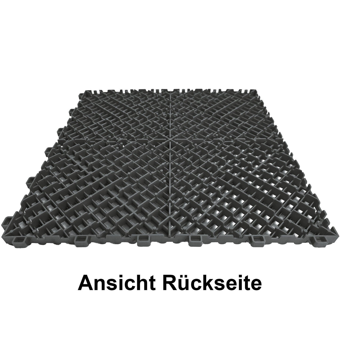 Performance Showroom Garage Floor 280cmx560cm =15.68m² Black Grey Square 