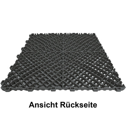 Performance Showroom Garage Floor 280cmx560cm =15.68m² Black Grey Square 