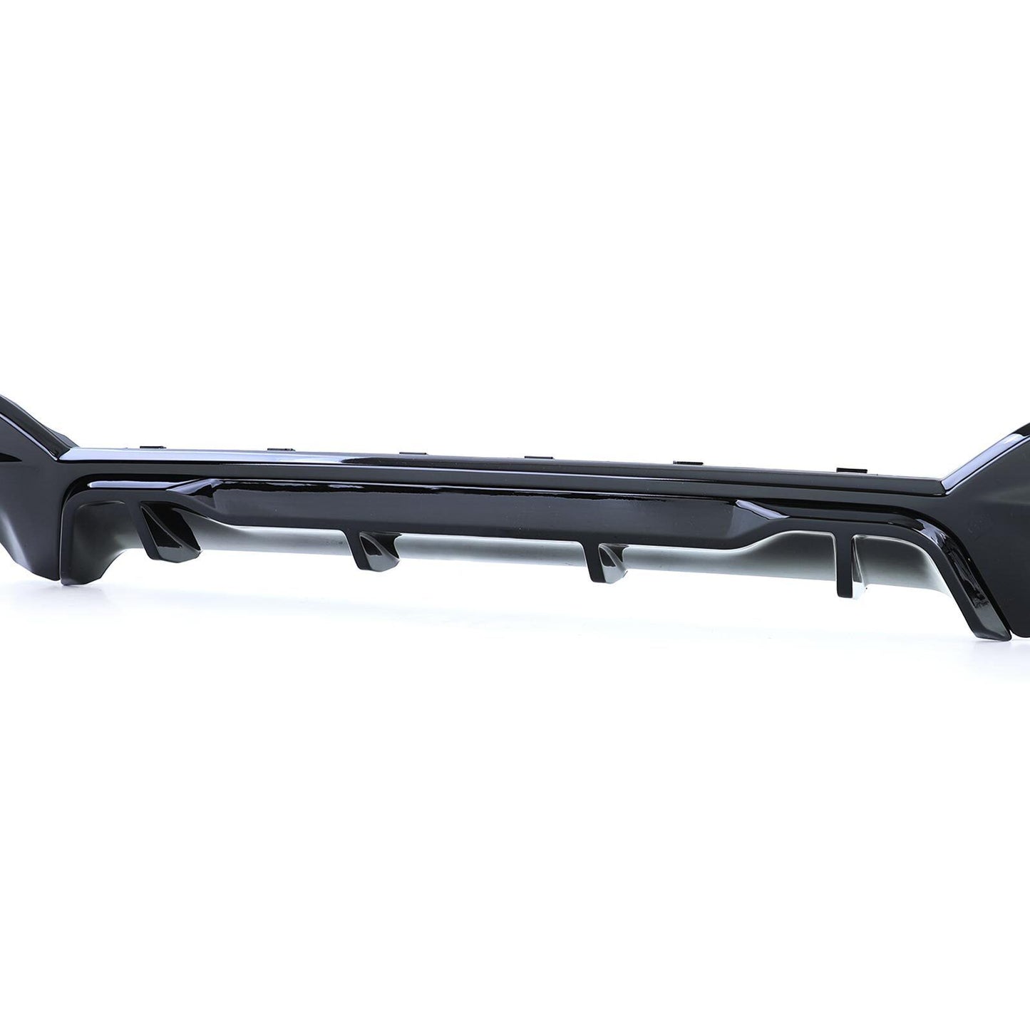Diffusore Posteriore Sportivo Lucido + Terminali di Scarico 340 Look adatto per BMW Serie 3 G20 G21 320 330