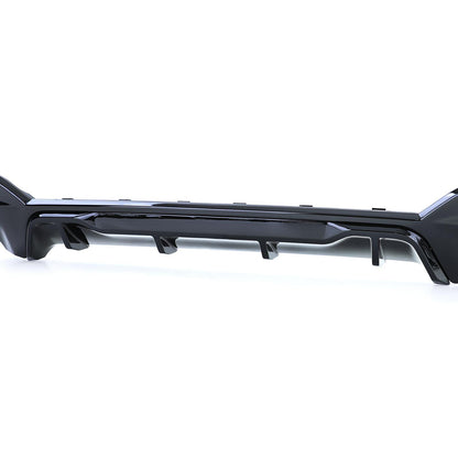 Diffusore Posteriore Sportivo Lucido + Terminali di Scarico 340 Look adatto per BMW Serie 3 G20 G21 320 330