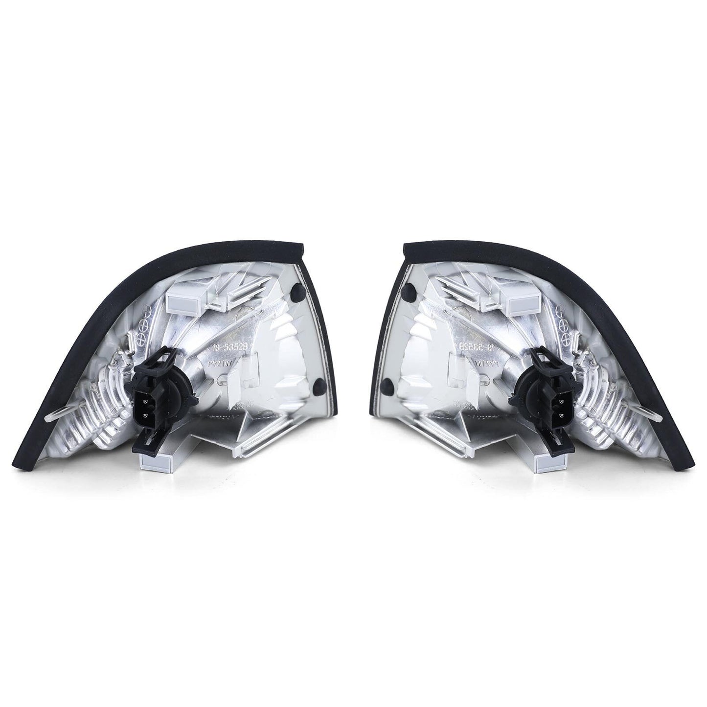 Coppia frecce Nero Fumè aftermarket compatibile con BMW Serie 3 E36 Coupé Cabrio 91-99