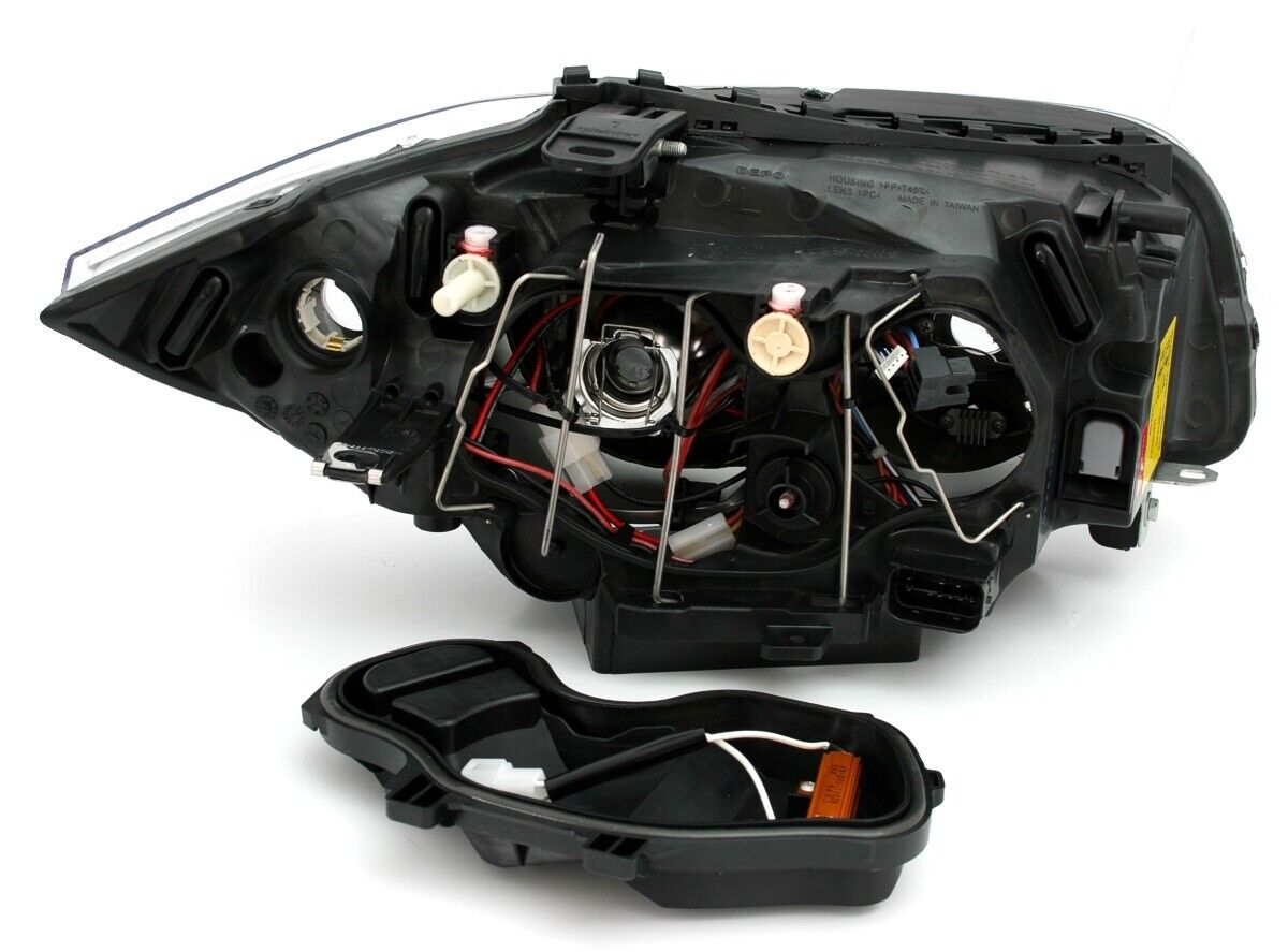 Angel Eyes Headlight Set White LED Rings for BMW 1 Series E81 E82 E87 E88 Silver 