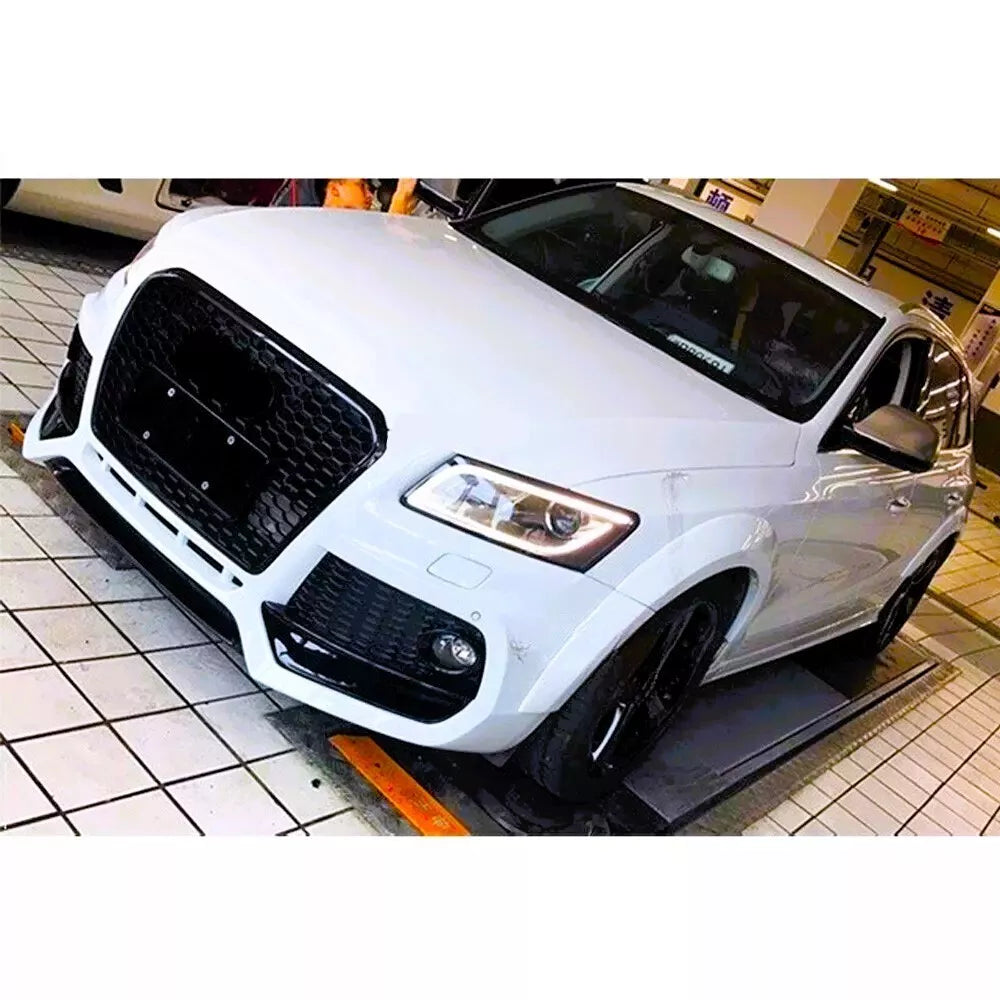 💥Glossy Black Honeycomb Grille Suitable for Audi RSQ5 Style Q5 SQ5 13-16💥