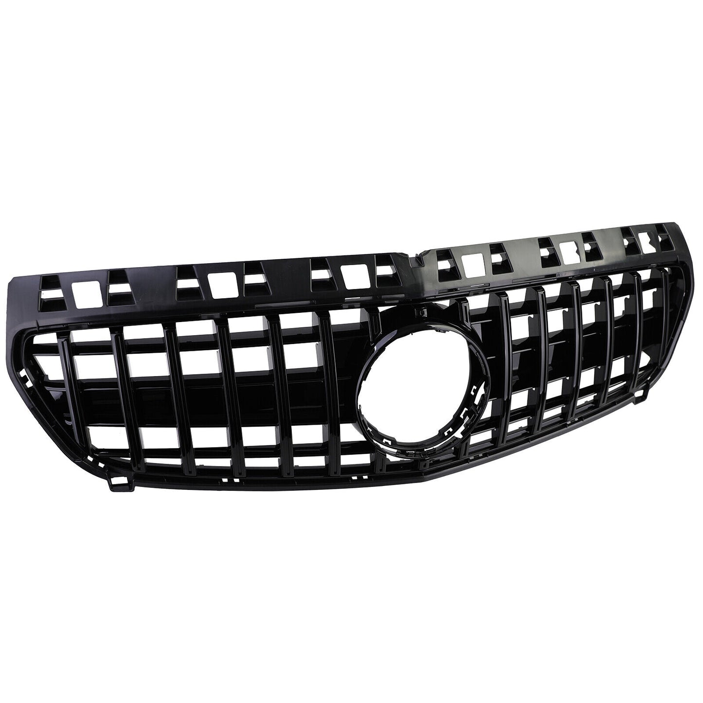 Griglia radiatore sportiva nera lucida aftermarket compatibile con Mercedes classe A W176 12-15