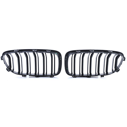 Matte Performance Double Bar Sport Radiator Grille for BMW F10 F11 10-17-