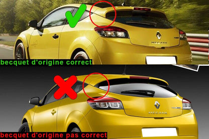 SPOILER STILE COPPA PER RENAULT MEGANE 3 RS - PER MODELLO RESTYLED