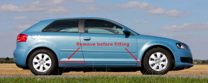 AUDI A3 8P MINIGONNE LATERALI 3 ANTE S3 LOOK