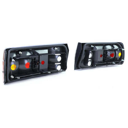 Coppia fanali posteriori Black Smoke adatta per BMW Serie 3 E30 Limo Cabrio Touring 87-94