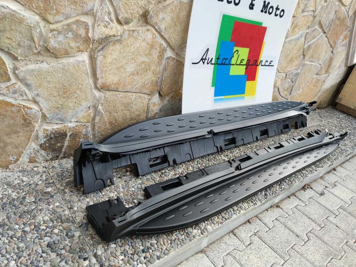 ART. 0225 PEDANE MERCEDES  GLC X253 C253 NERE