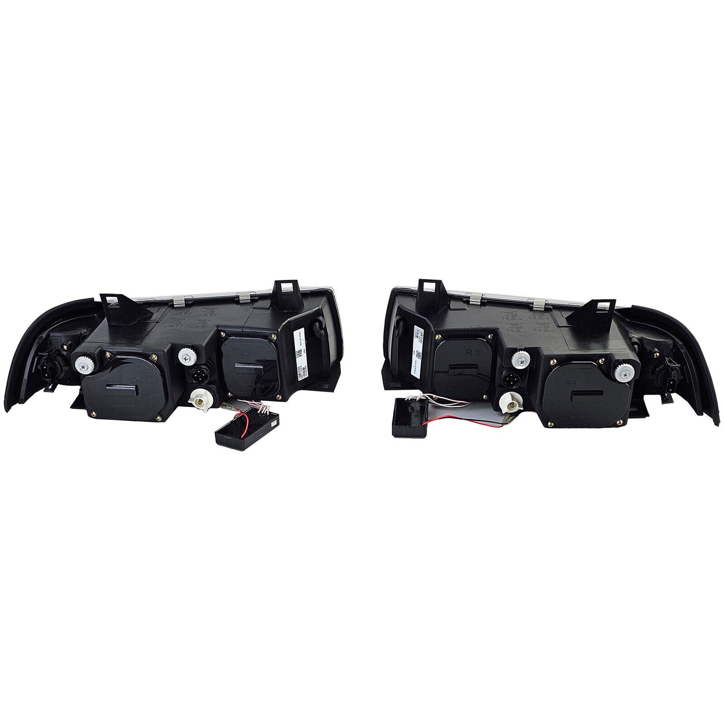 Faro anteriore CCFL Angel Eyes aftermarket compatibile con BMW Serie 3 E36 Coupé Cabrio